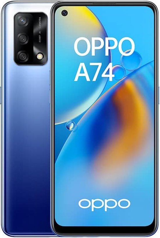 OPPO A74 4G - 128GB & 6GB - Midnight Blue | bol.com