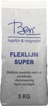 Ben Flexlijm Super voor wand en vloer 5kg Grijs