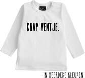 Knap ventje longsleeve shirt 62 Wit/Zwart