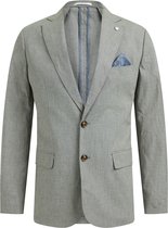 WE Fashion Heren blazer van linnenmix met dessin