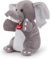 Trudi Cuddly Toy Puppet Elephant 28 Cm Gris