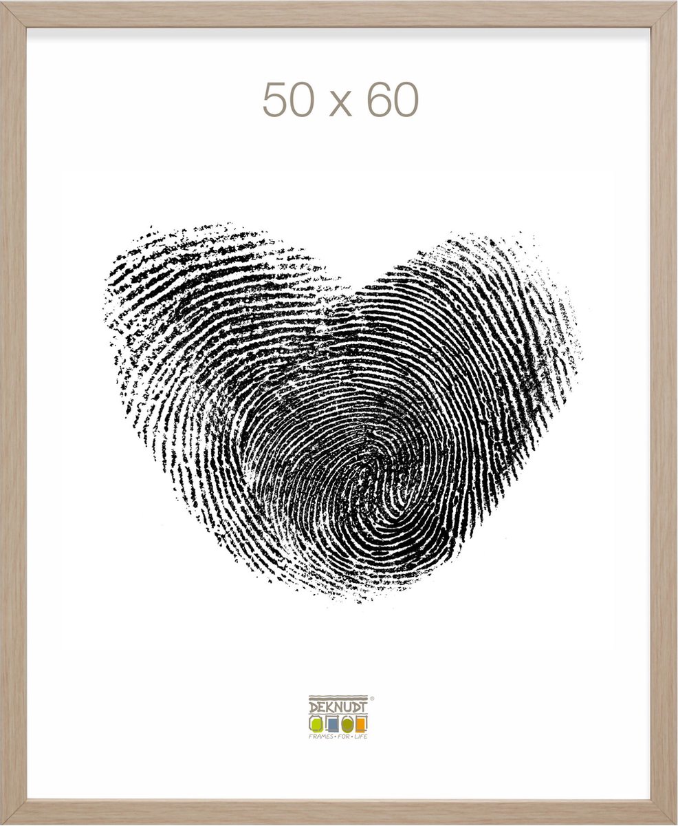 Deknudt Frames fotolijst S45RJ1 - naturel eikkleur - hout - 50x60 cm