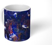 Mok - Koffiemok - Tropisch zoutwateraquarium - Mokken - 350 ML - Beker - Koffiemokken - Theemok