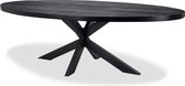 Icon Living - Varley - Eettafel - Ovaal - 240x120 - Zwart