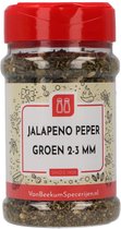 Van Beekum Specerijen - Jalapeno peper groen 2-3 mm - Strooibus 100 gram