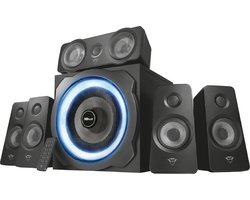 Trust GXT 658 Tytan - Gaming Speakerset - 5.1 Surround - 180W Piekvermogen - Zwart