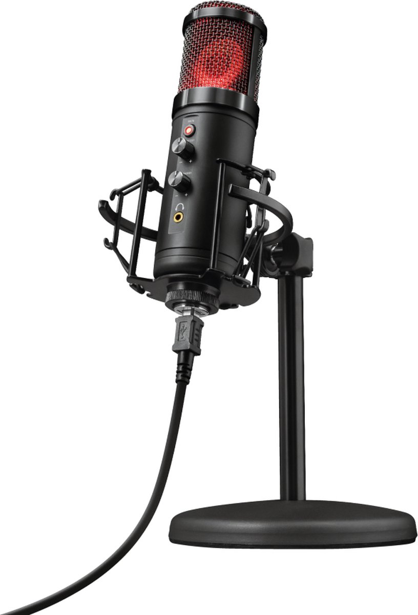 Trust Gaming GXT 255+ Professional Microphone with Boom Arm Onyx / USB 2.0
