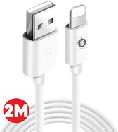 Synyq - iPhone oplader kabel - Geschikt voor Apple iPhone 6,7,8,X,XS,XR,11,12,13,Mini,Pro Max - iPhone lader - iPhone lightning kabel - iPhone kabel 2 meter