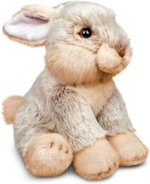 Pluche knuffeldier konijn 20 cm - Bos dieren speelgoed knuffels