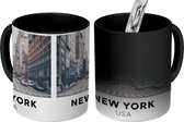Magic Mug - Photo on Warmth Mugs - Coffee Mug - New York - Amérique - Gone - Magic Mug - Cup - 350 ML - Tea Mug - Sinterklaas decoration - Handout gifts for children - Shoe present Sinterklaas