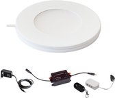 Magnetische in- & opbouw spot set - 1-pack - dimbaar - Plug & Play - warm wit - 2700K - 2,2W - keukenverlichting - kastverlichting - LED Inbouwspot (Ø55mm) - led spot - spotjes