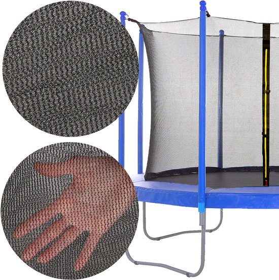 Ampel 24, Filet de sécurité pour trampoline de jardin 430 cm | filet