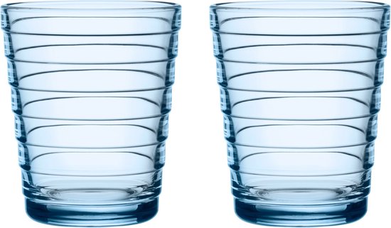 Verre à eau Iittala Aino Aalto 0,22 l aqua, par 2