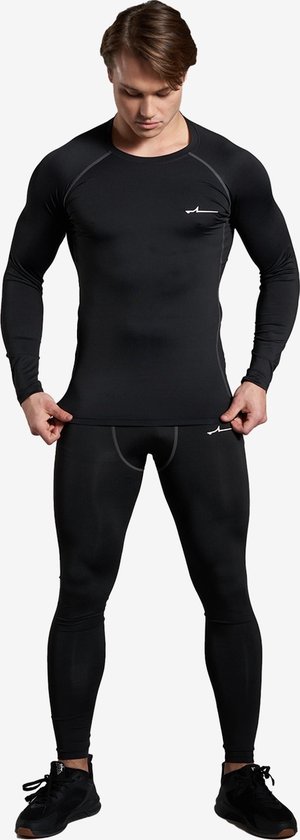 FORZA Sportswear - T-shirt COMPRESSION HOMME BLACK XXL