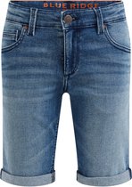 WE Fashion Jongens regular fit denimshort van jog denim