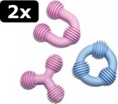 2x PUPPY TEETHER SHAPES ASS