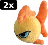 2x GRUMPY GOLDFISH BAL 7CM