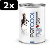 2x PETCOOL CAT TUNA 24X405GR