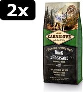 2x CARNILOVE DUCK/PHEASANT AD 12KG