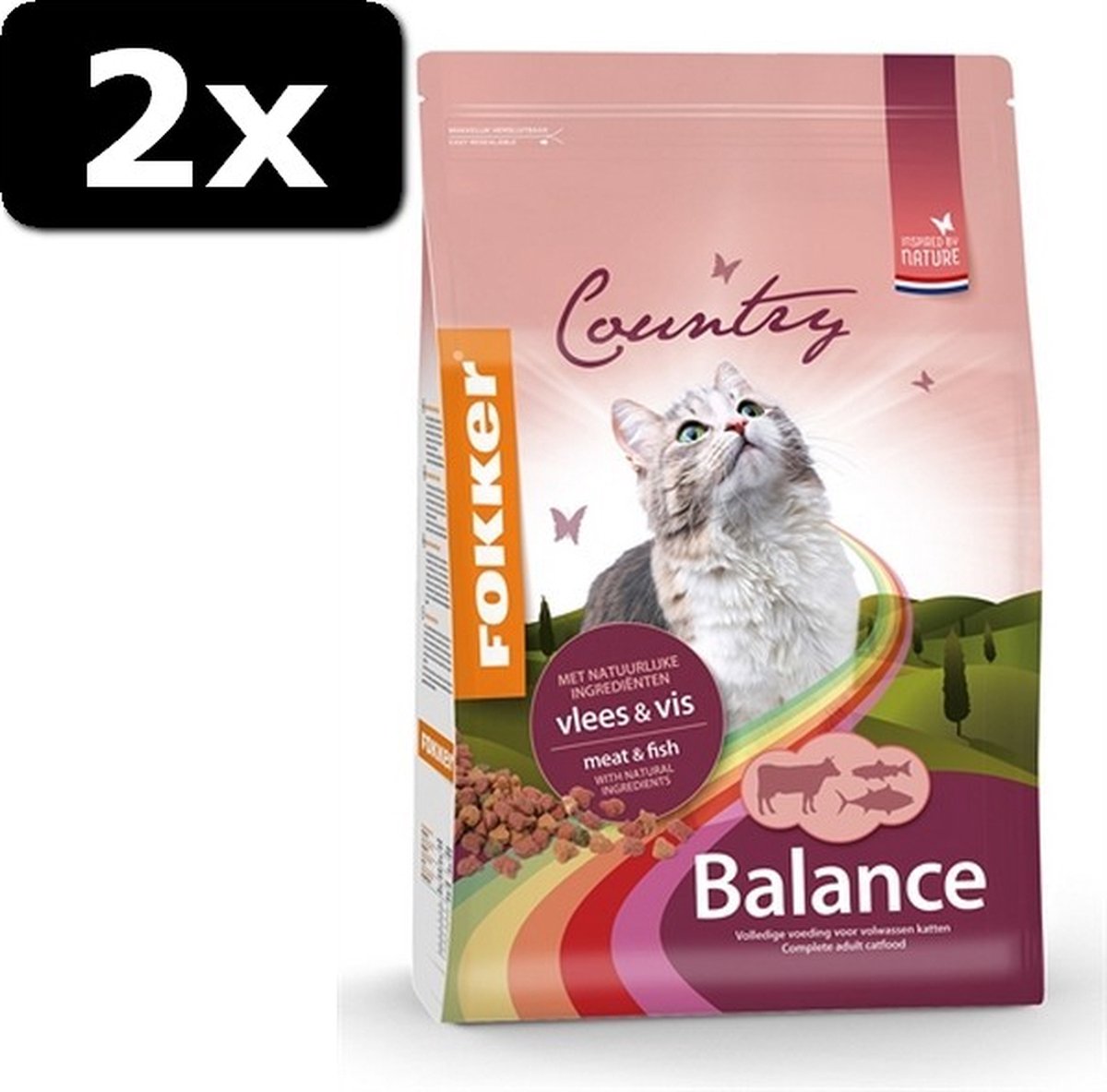 2x FOKKER KAT COUNTRY BAL VLS&VIS 2,5K