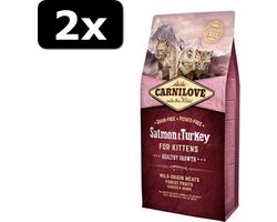 2x CARNILOVE SALM/TURK KITTENS 6KG