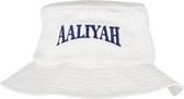 Mister Tee Aaliyah - Logo Bucket hat / Vissershoed - Wit