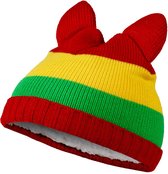 Chapeau de Fête bébé - Chapeau bébé chaud carnaval - Rouge-jaune-vert - taille unique - Taille unique - Chapeau Bébé oeteldonk - Carnaval - Articles de fête - Fête - Apollo