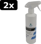 2x ACTICID DESINFECTIESPRAY MAT 500ML