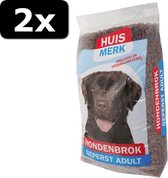 2x HUISMERK GEPERST ADULT 20KG