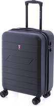 Gladiator Mambo S Handbagage Koffer Expandable - 55 cm - TSA slot - Zwart