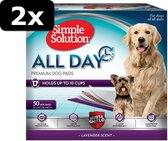 2x ALL DAY PREMIUM DOG PADS 50ST
