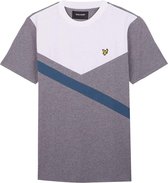 Lyle & Scott - Heren Tee SS Archive Diagonal T-Shirt - Multi - Maat L