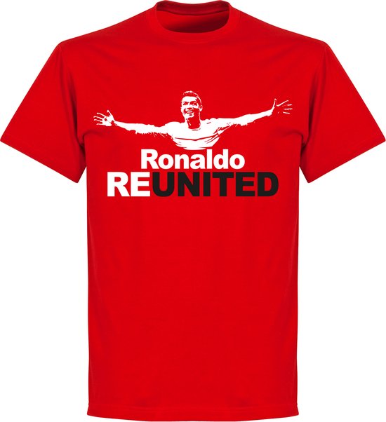 Ronaldo Re-United T-Shirt - Rood - L