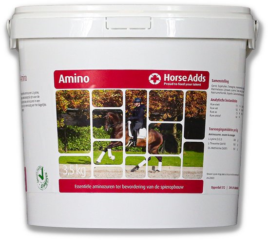 Amino 3,5 kg - Horse Adds Paardensupplementen Amino 3,5 kg - Horse Adds Paardensupplementen