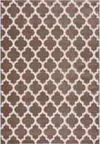 Magic Floor - Tapijt - Woonkamer - Vloerkleed Gabardin 3358A - Bruin - Polyester - (300x80cm)