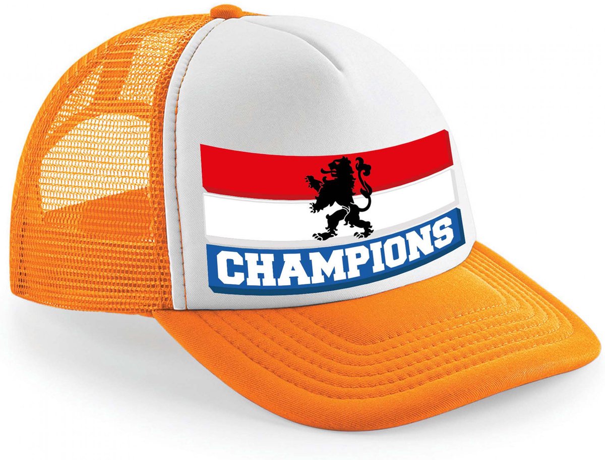 Bellatio Decorations snapback/cap - hollande vlag - champions - koningsdag/voetbal supporter - WK/EK