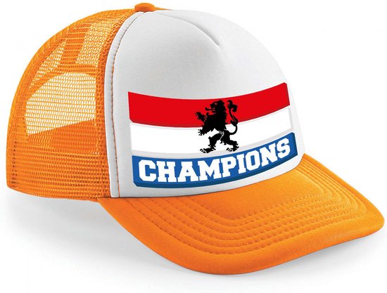 Aanbeveling Begrijpen aan de andere kant, Oranje snapback cap/ truckers pet Champions Hollandse vlag dames en heren  -... | bol.com