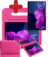 Lenovo Tab P11 Hoes Kinder Hoesje Kids Case Met Screenprotector Glas - Lenovo Tab P11 Hoes Kindvriendelijk (11 inch) - Roze