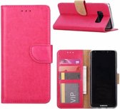 Samsung Galaxy S7 (SM-G930F)) - Bookcase Roze - Portefeuille - Magneetsluiting
