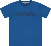 Automobili Lamborghini t-shirt blauw maat 170/176