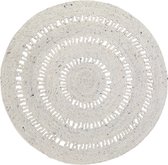 Nattiot - Bibek Naturel Medium Rond Vloerkleed/Tapijt - Diameter 140cm