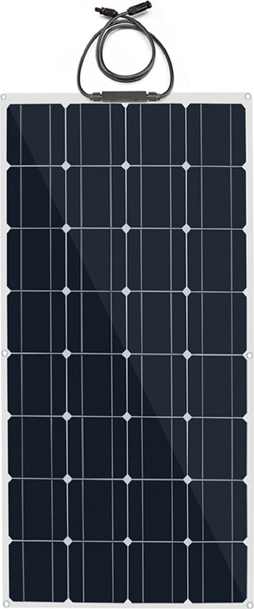 Luxiqo® Zonnepaneel - 100W - Flexibele Zonnepaneel - Monokristallijn Zonnepaneel - 12V - Daglichtpaneel - Waterdicht Zonnepaneel