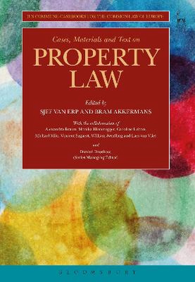 Cases Materials & Text On Property Law - Sjef van Erp, Bram Akkermans