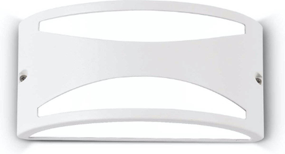 Ideal Lux - Rex-3 - Wandlamp - Aluminium - E27 - Wit - Voor binnen - Lampen - Woonkamer - Eetkamer - Keuken