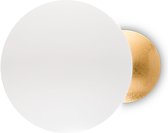 Ideal Lux Eclissi - Wandlamp Modern - Wit - H:10cm  - Universeel - Voor Binnen - Metaal - Wandlampen - Slaapkamer - Woonkamer