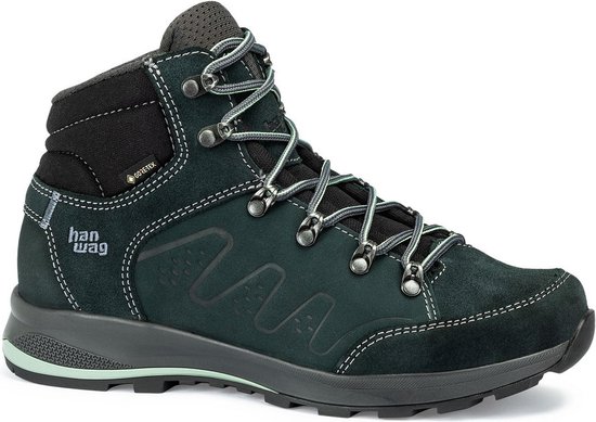 Brütting Unisex Kansas High Trailschoenen, petrol/zwart/oranje, 42 EU, Petrol zwart oranje, 42 EU