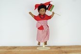 Franklin Heirloom Dolls - Collectie - Verzamelaar - Origineel gesigneerd - Kenya - Keniaanse kleding - Pop - Decoratie