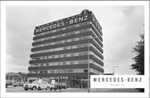 Walljar - Mercedes-Benz '71 - Zwart wit poster