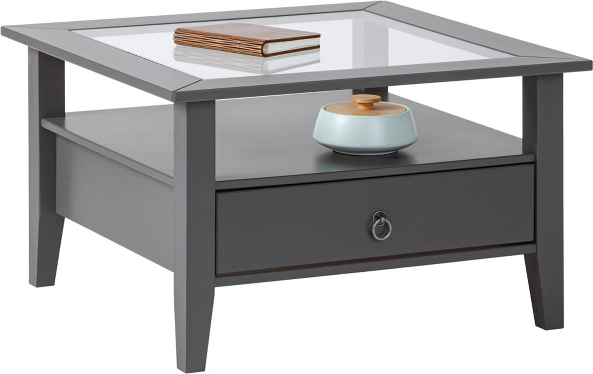 Interlink - Salontafel - Antraciet - 75x75x45 cm