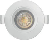Braytron-Plafondspots- LED Inbouwspots - Badkamer - Spotjes Verlichting-Ronde -Wit - 7W-  IP54 - 3in1 CCT (3000K / 4000K / 6500K)